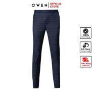 Quần âu tây nam công sở cao cấp OWEN QS23444 dáng slim fit ống ôm màu màu