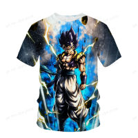 D ragon B All Z อะนิเมะตัวเลข SON goku ซูเปอร์ Saiyan 3D พิมพ์เสื้อยืดเด็กเด็กเสื้อผ้าแขนสั้นเสื้อยืดเด็กเย็นสบายๆด้านบน.