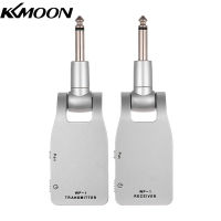 KKmoon เครื่องส่งสัญญาณและตัวรับสัญญาณระบบกีต้าร์ไร้สาย2.4G แบตเตอรี่ลิเธียมแบบชาร์จไฟได้ในตัวระยะการส่ง30ม. สำหรับเบสกีต้าร์ไฟฟ้า