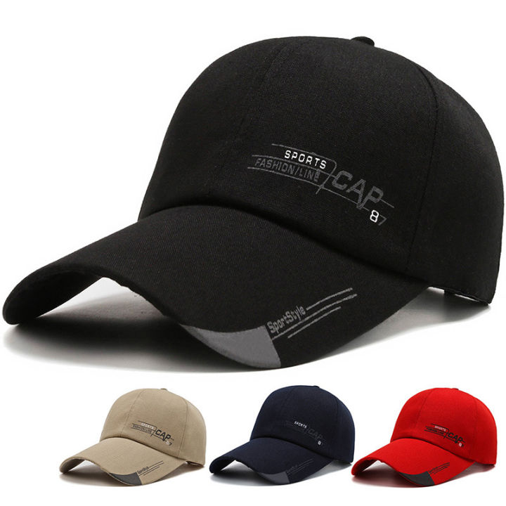 lowest-price-mh-หมวกเบสบอลสำหรับผู้ชายผู้หญิงใหม่หมวกพิมพ์ลายตัวอักษรหมวกฮิปฮอปแบบปรับได้หมวกแก๊ปทรูเกอร์