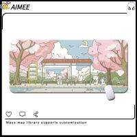 AIMEE ซูเปอร์ขนาด แผ่นรองเมาส์กระต่ายน้อย 90x40x0.3cm แผ่นยางรอง แผ่นรองเมาส์สำหรับเล่นเกม ออฟฟิศสำหรับทำงาน หลายสี เสื่อปูโต๊ะศิลปะ