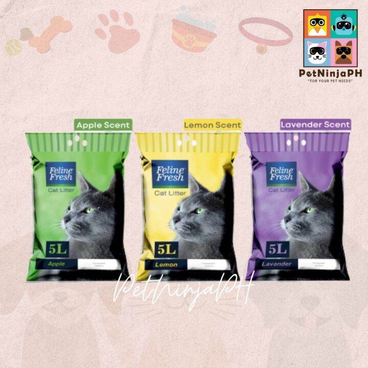 Feline Fresh Cat Litter Sand 5L Lazada PH