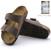 【Ready Stock】Classic Cork Slippers Beach Casual Sandals(with box+tote bag)