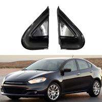 Car Chrome Front Window Triangle Plate Triangle Garnish Cover Panel Parts for Dodge Dart 2012-2016 68083130AD 68083131AD