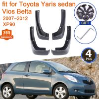 Mud Flaps for Toyota Yaris Sedan Vios Belta 2007 2008 2009 2010 2011 2012 XP90 Splash Fender Guard Rear Mudflaps Car Accessories