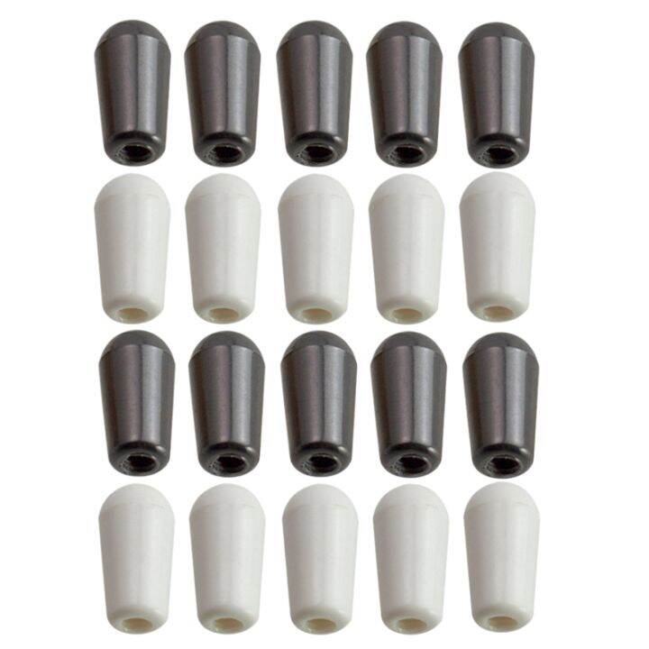 Pack Of 20 Guitar 3 Way Toggle Switch Cap Tips Buttons For Les Paul