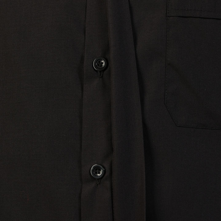 เสื้อเชิ้ตผู้ชาย-creacher-priest-tops-with-tab-collar-long-sleeve-for-clergy-black