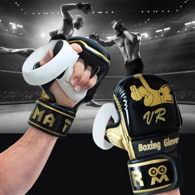 AMVR OOM VR Gaming Boxing Gloves for Oculus Quest 2 THRILL of the Fight Boxing Game Accessories Gloves