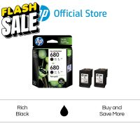 HP 680 Black Ink Cartridge 2-Pack DeskJet 2675 / 2676 / 2677 / 3786 / 5076 / 5275 / 5276 #หมึกปริ้นเตอร์  #หมึกเครื่องปริ้น hp #หมึกปริ้น   #หมึกสี #ตลับหมึก