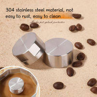 2Pcs Moka Coffee Pot Splashing Proof Cover ป้องกันสนิมสแตนเลส Splash Cap อุปกรณ์เสริม