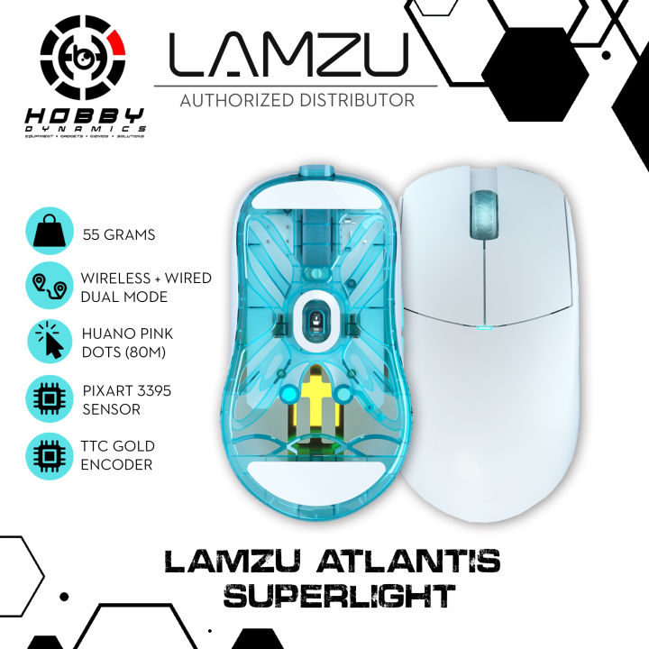 Lamzu Atlantis Superlight Wireless Gaming Mouse | Lazada PH