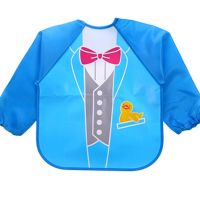 Boys bibs Childrens saliva towel Waterproof raincoat Bibs of cute cartoon animal car graphics Cups