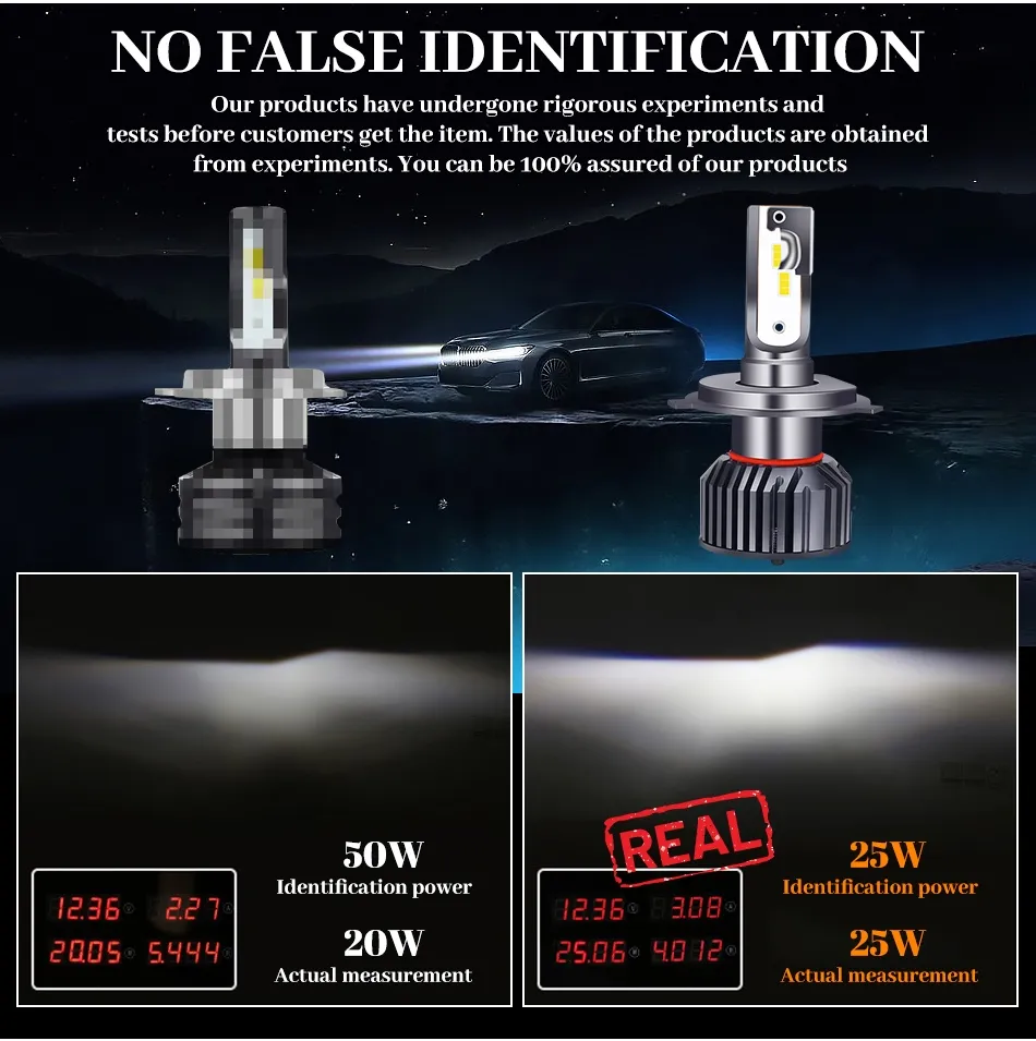 Osram LED H7 Car Lamps H4 H8 H11 LED Bulbs 9005 HB3 9006 HB4 Fog Light  6000K Auto 12V 50W Tuning Car Universal Turbo Super PTF