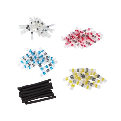 Heats Shrink Wire Connector Connection Insulated Electrical Terminal Shrinkable Tubing Sleeve Removable 400PCS Type 3 Electrical Circuitry Parts