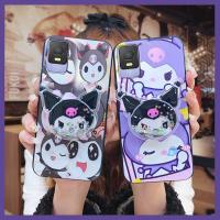 Back Cover Cute Phone Case For TCL 403 Kickstand Fashion Design Durable Cover Anti-dust Shockproof foothold glisten TPU