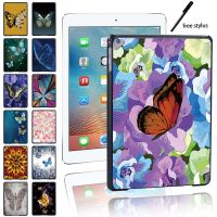 （Hoshi electron）เคสแท็บเล็ตสำหรับ IPad 8/5/6/7/4/3/2 /Ipad Mini 4/5/1/3/2 /Ipad Pro 11 /Pro 9.7 /Pro 10.5/IPad Air 1/2/3 Bbutterfly Stylus