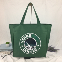 Star Dad with Logo Canvas Bag Thickened Tote Bag Handbag with Zipper Fashion Large Capacity Cute Shopping Bag Storage Bag