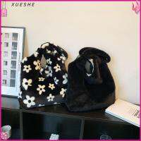 XUESHE หลายสี กระเป๋าผ้ากำมะหยี่ นุ่มนุ่มๆ ของขวัญสำหรับเด็ก กระเป๋าหน้าหนาว แฟชั่นสำหรับผู้หญิง ไหล่ข้างหนึ่ง กระเป๋าสำหรับผู้หญิง ทำงานได้อย่างยอดเยี่ยม
