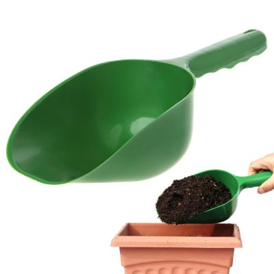 ；【‘； Garden Scoop Multi-Ftion Soil Plastic Shovel Spoons Digging Tool Cultivation C5AC