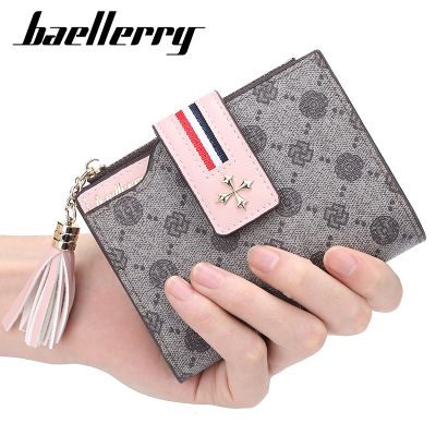 【CC】 2020 Baellerry Fashion Short Design Female Wallet Card Holder Floral Purse Portomonee