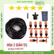 HCMHệ thống tưới phun sương đơn giản tại nhà gốm 20 mét ống 5ly 10 béc