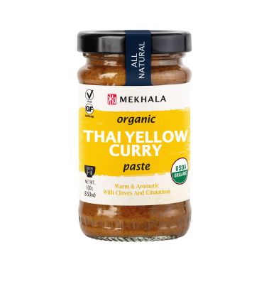 Mekhala น้ำพริกแกงกะหรี่ Yellow Curry Paste (100gm)
