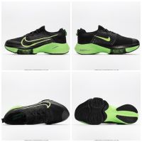 รุ่นแอร์ซูม เทมโป เน็กเปอร์เซ็น - Black Green ( SIZE : 40-45 (EU) ) {บวกเพิ่ม +1 SIZE} รองเท้าวิ่งชาย รองเท้าวิ่งมาราธอน รองเท้าออกกำลังกาย ( จัดส่งพร้อมกล่องครบเซต )