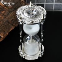 Magic Chen Metal Hourglass 15-minute Timer Creative Decoration Home Decoration Study Desktop Crafts Housewarming Gift