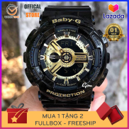 Đồng hồ Casio Baby-G Nữ BA-110 Black Gold - Bảo Hành 12 tháng