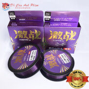 Cước câu cá 500m thương hiệu chuang wei dây câu cá siêu bền chống xoăn cắt