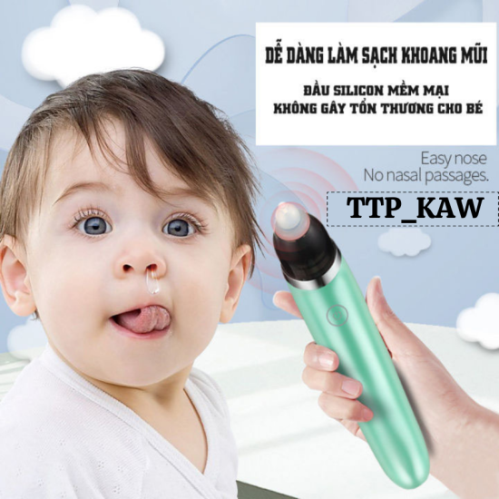 Máy hút mũi cho bé sơ sinh không đau rát khó chịu tặng đầu hút mũi máy hút - ảnh sản phẩm 1