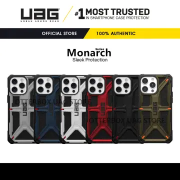 URBAN ARMOR GEAR UAG Designed for iPhone 14 Pro Case Kevlar Silver 6.1  Monarch Pro Built-in Magnet Compatible with MagSafe Charging Rugged  Shockproof