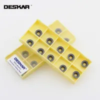 10PCS DESKAR RPMT08T2MOE-JS RPMT10T3MOE-JS RPMT1003MO-TT RDMW10T3MO-TT LF6018 LF6028 CNC Milling แทรกเครื่องกลึงเครื่องตัดคาร์ไบด์