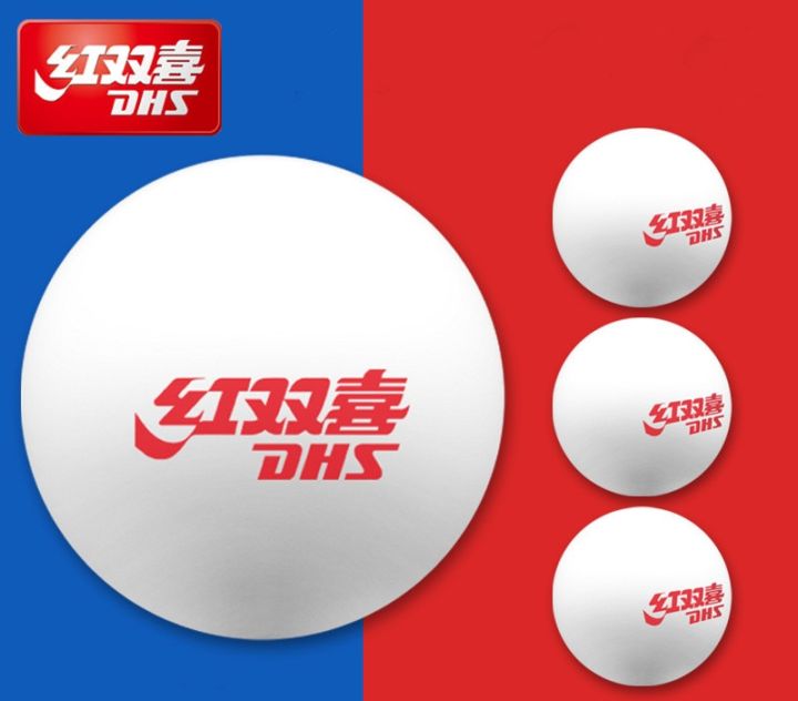 dhs-ลูกบอลลายกีฬาปิงปองแบบ-inseam-ลูกปิงปองลายกีฬาปิงปองวัสดุสำหรับการแข่งขันเวิลด์เกมส์40-abs-โต๊ะฝึก