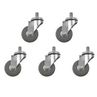 5PCS Office Chair Casters Wheels Universal Wheel Silent Wheel Maximum Load 150Kg Rubber Casters Office Chair Wheels