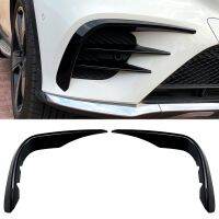 Front Bumper Splitter Spoiler Fog Light Canard For Mercedes-Benz GLC-Class X253 2016-2019 GLC260 300 GLC43 AMG