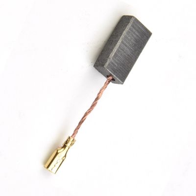 10Pcs/lot Graphite Copper Motor Carbon Brushes Set Tight Copper Wire For Bosch/Dongcheng Angle Grinder Electric Hammer 15*8*5mm Rotary Tool Parts Acce