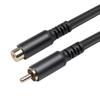 1.8/3/6m RCA Extension Cable Audio AV Cable Wire Cord Video Extension Cable Aluminum Alloy Shell RCA Male To Female Cable