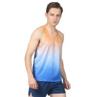 3D Sleeveless Shirt Workout Running Fitness Breathable Quick Dry Fashion Tank O Neck Yoga Track and field Men Summer Vest