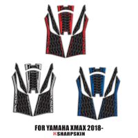 ลายแผ่นป้องกันถังแฟริ่งที่มี3D Stiker Motor รูปอยู่ในสติกเกอร์รูปลอกป้องกันสำหรับ YAMAHA XMAX 250 300 2018-2019 XMAX250 XMAX300