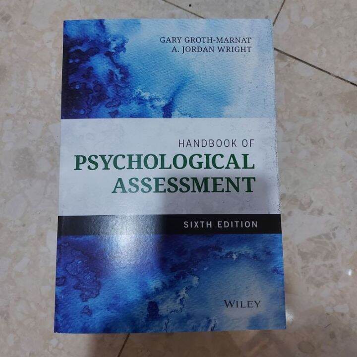 Handbook Of Psychological Assessment 6th Edition By Groth-Marnat ...