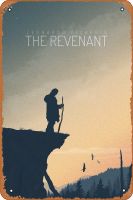 ป้ายป้ายโลหะวินเทจ The Revenant แนวย้อนยุคป้ายเครื่องตกแต่งฝาผนังการ์ตูนสัญลักษณ์กระป๋องน่ารักตลกป้ายป้ายวินเทจตกแต่งบาร์สำหรับเครื่องตกแต่งฝาผนังกาแฟที่บ้านขนาด8X12นิ้ว