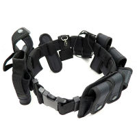 10pcs Multifunctional Security Belts Outdoor Tactical Military Training Polices Guard Utility Kit Duty Belt Belt with Pouch Set