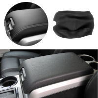 Car Center Armrest กล่องควบคุมไมโครไฟเบอร์ฝาครอบหนังภายในสติกเกอร์สำหรับ Ford F150 2009 2010 2011 2012 2013 2014