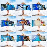 1 Pcs Quicky-dry Microfiber Bath Towels 75*150cm Beach Towel Large Sport Towels Camping Accessories Towels