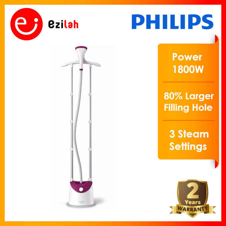 Philips 1800W Easy Touch Plus Stand Garment Steamer GC486 Lazada