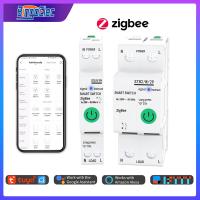 TUYA ZigBee Smart Circuit Breaker Household Air Switch 1P/2P 40/63A DIN Rail for Smart Home Wireless APP Control By Smart Life