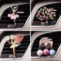 Cute Cartoon Ballet Girl Car Perfume Clip Air Conditioning Outlet In Addition To Odor Aromatherapy For Women Auto Decorate