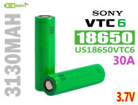 [พร้อมส่ง] Genuine US18650VTC6 Sony 3130mAh 30A 3.7v Rechargeable Li-ion Battery ถ่านชาร์จ แบตเตอรี่ลิเธียมของแท้