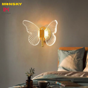 Đèn tường LED MONSKY FASIO hình con bướm cao cấp trang trí nội thất hiện